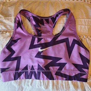 Nike Pro Women's Purple Shock Sports Bra sz. M